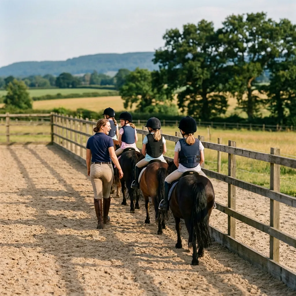 Cours de poney à Fleurieux-sur-l'Arbresle, Rhône